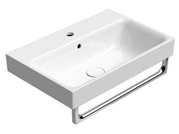 NUBES 60X40 - Inset rectangular ceramic washbasin by GSI ceramica - view 2